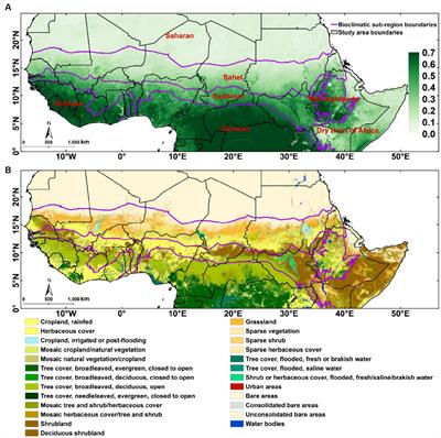 Regional divergent evolution of vegetation greenness and climatic drivers in the Sahel-Sudan-Guinea region: nonlinearity and explainable machine learning